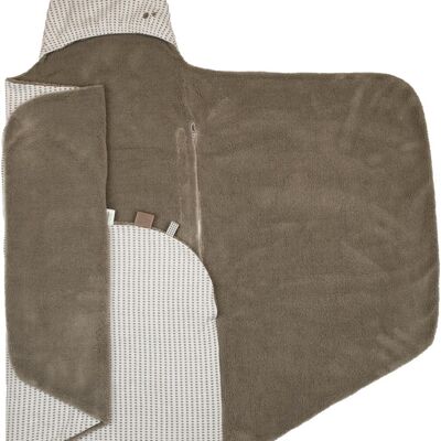 Snoozebaby Organic Wrap Blanket Trendy Wrapping - Warm Brown