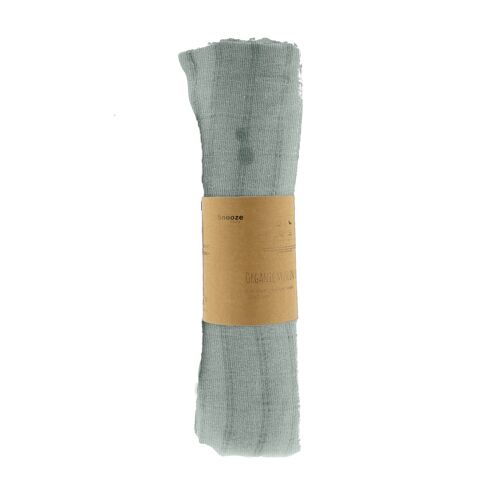 Snoozebaby Organische Wikkeldoek Smokey Green - 120x120 cm