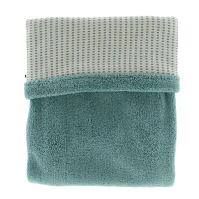 Snoozebaby Crib Blanket Double Layer Smokey Green - 100x150 cm