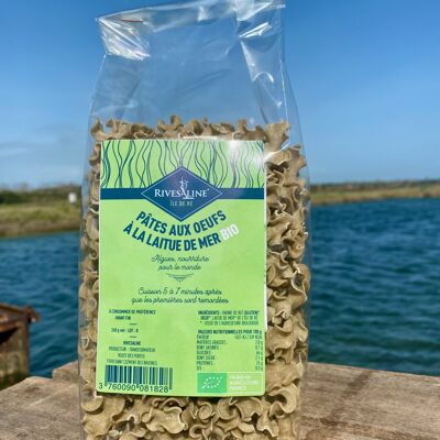 Pâtes aux œufs BIO et laitue de mer 240g - RIVESALINE