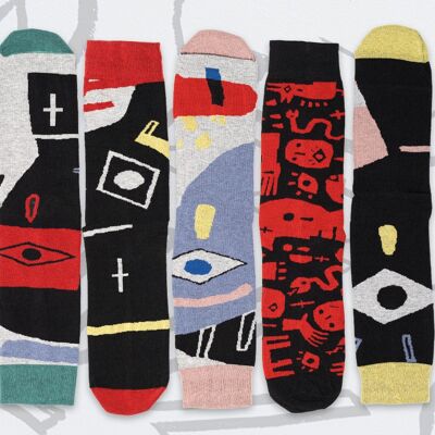 Voodoo Punk ONSOCKEN - 5 Socken