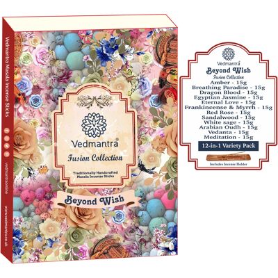 Vedmantra Fusion Collection Incense Sticks - Beyond Wish