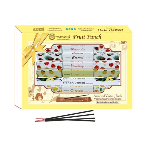 Vedmantra Assorted Incense Stick Gift Set - Fruit Punch