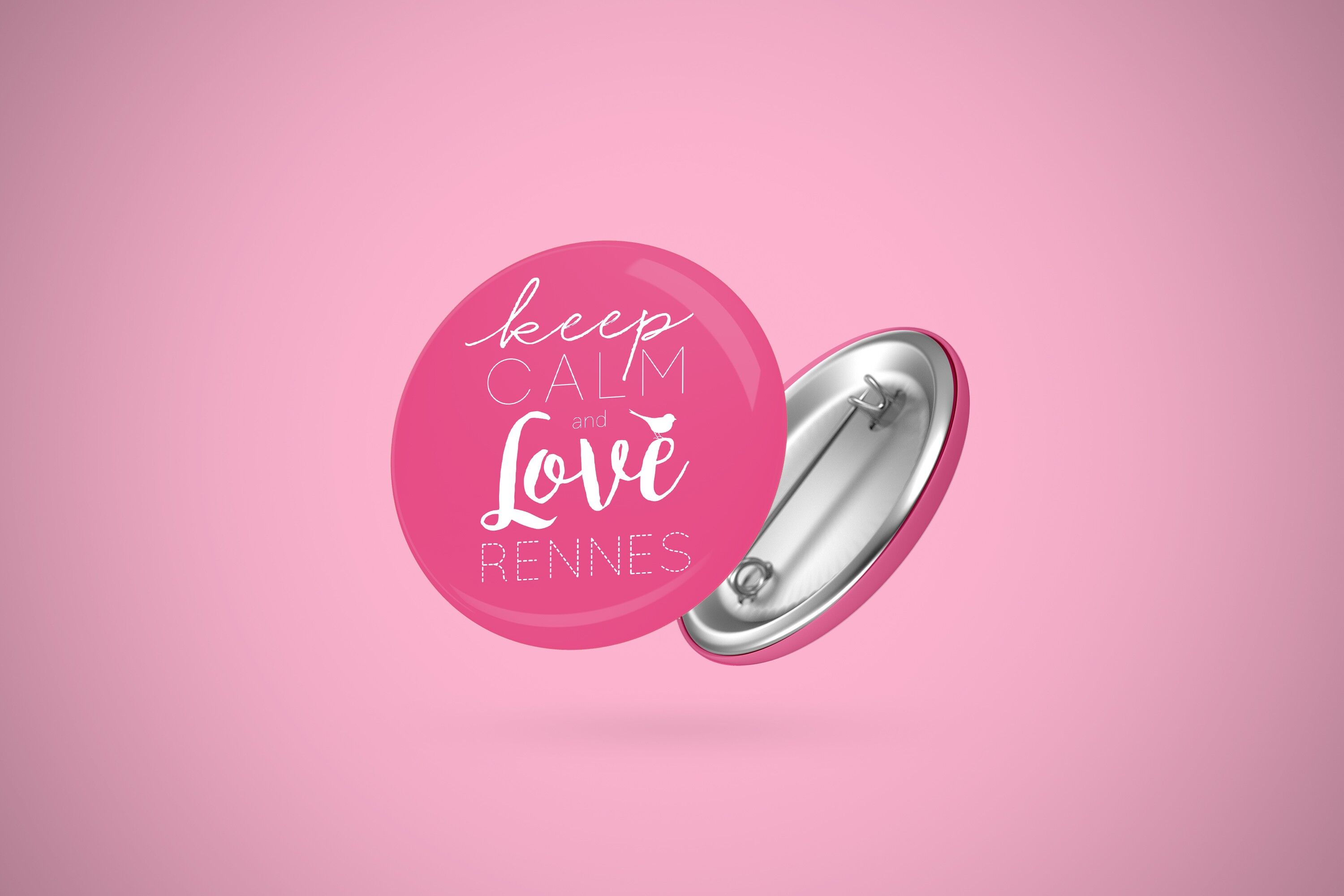 Distintivo | Mantieni la calma e ama Rennes