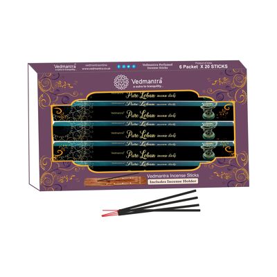 Vedmantra 6 Pack Premium Incense Stick - Pure Loban