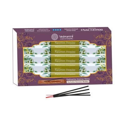 Vedmantra 6 Pack Premium Incense Stick - Egyptian Jasmine