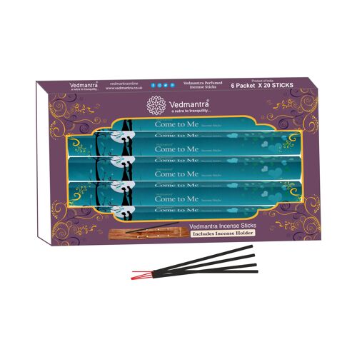 Vedmantra 6 Pack Premium Incense Stick - Come To Me