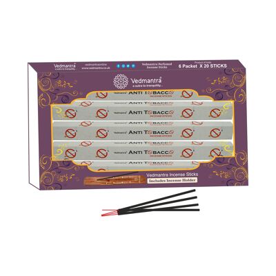 Vedmantra 6 Pack Premium Incense Stick - Anti Tobacco