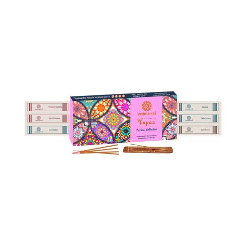 Vedmantra Precious Collection Incense Sticks - Topaz