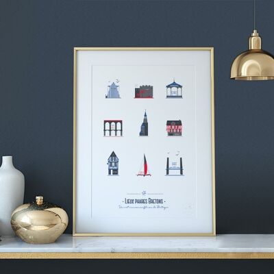 Poster | Breton Lighthouses