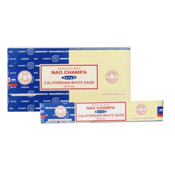 Satya Multiple Nag Champa Combo Bâtons d'encens - Paquet de 12 (192 grammes) 8