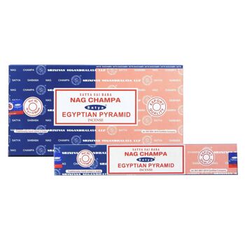 Satya Multiple Nag Champa Combo Bâtons d'encens - Paquet de 12 (192 grammes) 7