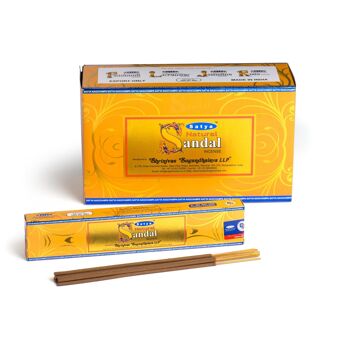 Bâtons d'encens Masala naturels assortis Satya - paquet de 12 (180 grammes) 5