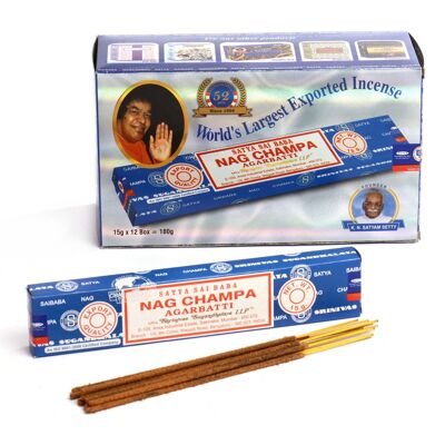 Satya Assorted Nag Champa & Super Hit Masala Incense Sticks 40g