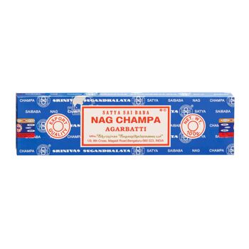 Satya Assortiment de Bâtonnets d'Encens Nag Champa & Super Hit Masala 250g 5
