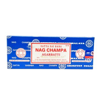 Satya Assortiment de Bâtonnets d'Encens Nag Champa & Super Hit Masala 250g 6