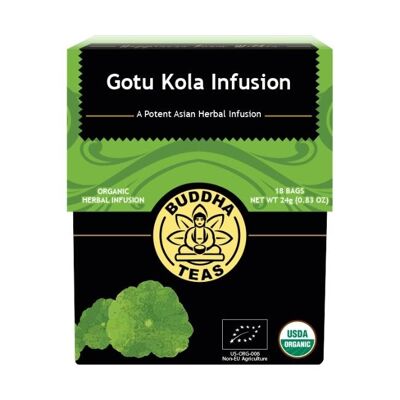 Infuso di Gotu Kola Bio (18 bustine di tè)