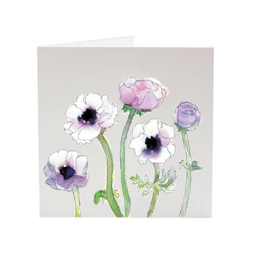 Anenomes - My Favourite Flower greeting card