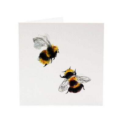 Bienen - Liebes-Wanzengrußkarte