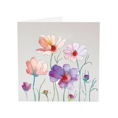 Tarjeta de felicitación Cosmos - Mi flor favorita