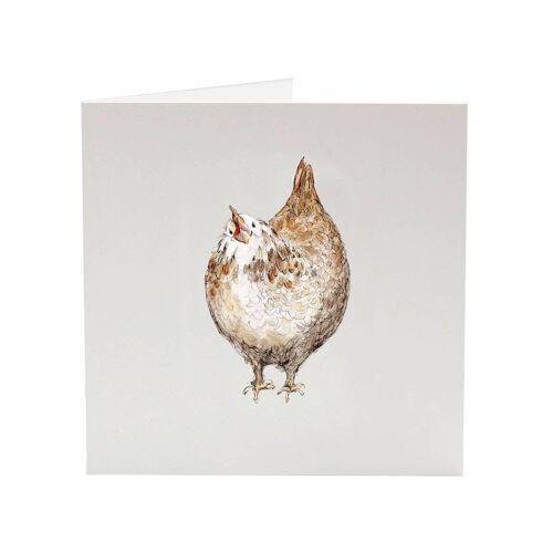 Jenn the Hen - All Creatures greeting card