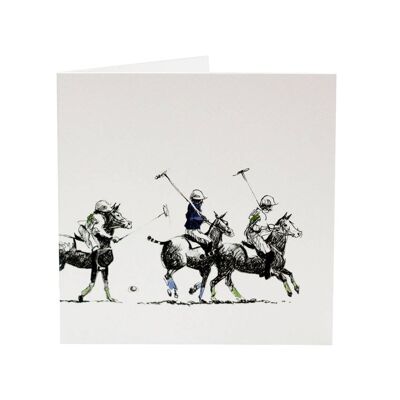 Making Divots - Horse greeting card