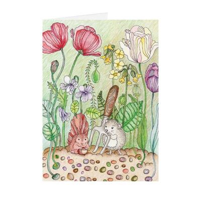 Plant the Seeds of Friendship - Everyday Art greeting card
