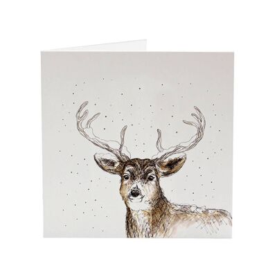 Raya the Reindeer - All Creatures Christmas greeting card