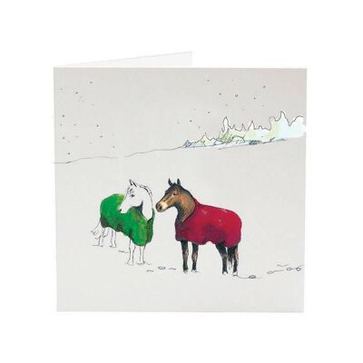 Snow Patrol - Pferdeweihnachtskarte