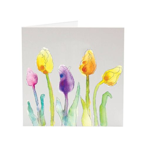 Tulips - My Favourite Flower greeting card