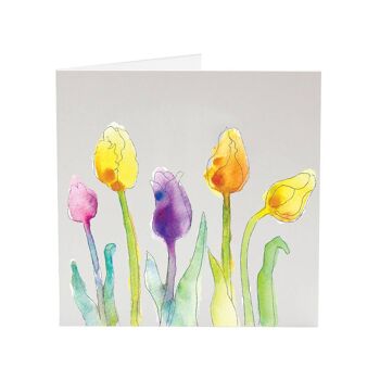Tulipes - Ma carte de voeux fleur préférée