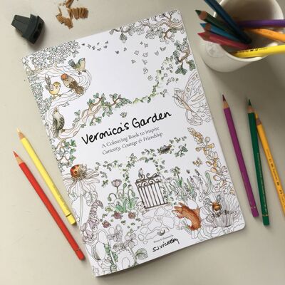 Le jardin de Veronica - Livre de coloriage