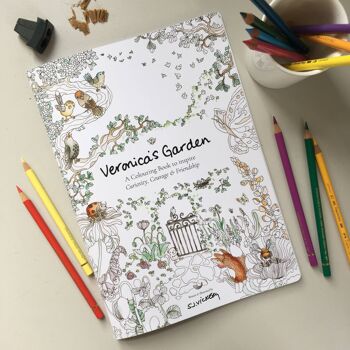 Le jardin de Veronica - Livre de coloriage 1