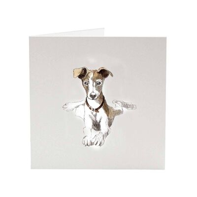 Whippet Paula - Carte de vœux Top Dog