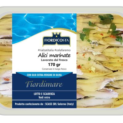 Marinated anchovies 170 gr