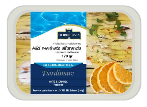 Alici marinate all'Arancia 170 gr