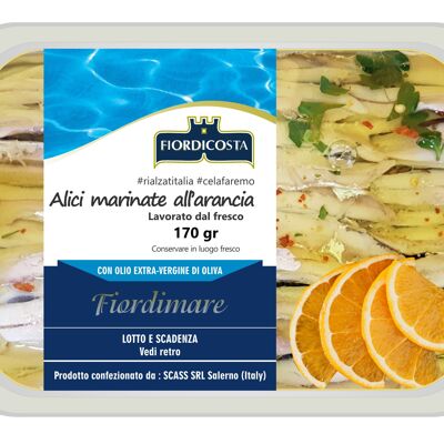 Anchovies marinated with Orange 170 gr