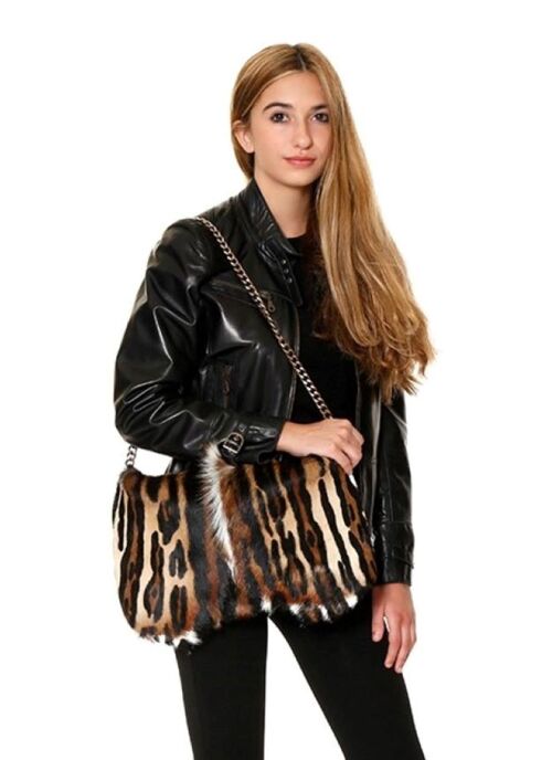 Animal Print Africa Fur Bag