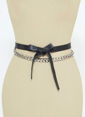 Ceinture chaîne noire Lexi 4