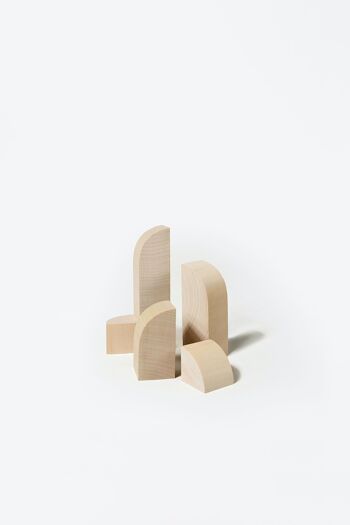 Jeu de construction en bois Bauhaus 8