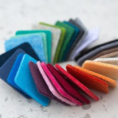 Custom coloured felt slipmat - 44 options