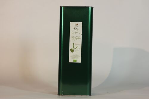 Latta 1 litri di olio extra vergine di oliva Biologico /Can 1 l extra virgin olive oil Organic