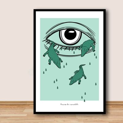 Poster A3 - Lacrime di coccodrillo