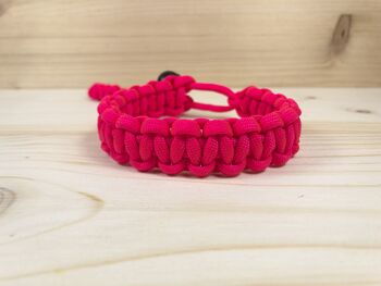 Bracelet Paracorde Flamant Rose 2