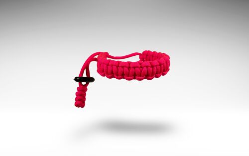 Pulsera Paracord Flamingo Rosado