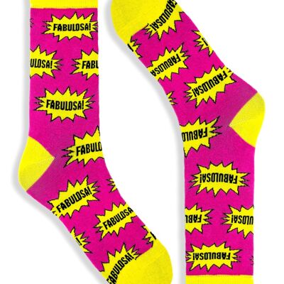 Unisex-Neuheitssocken für Erwachsene LGBTQIA+ Fabulosa Polari-Socken
