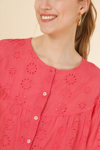 Blouse TIFFANY rose 4