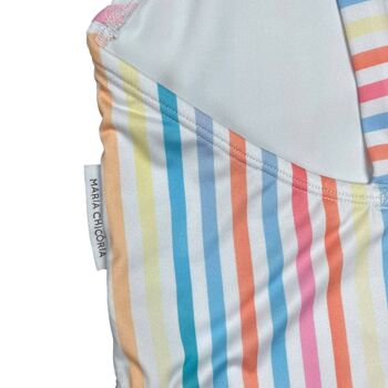 Color stripes Swimsuit 4