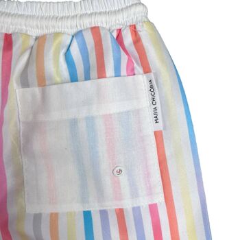 Color Stripes Swim shorts 2