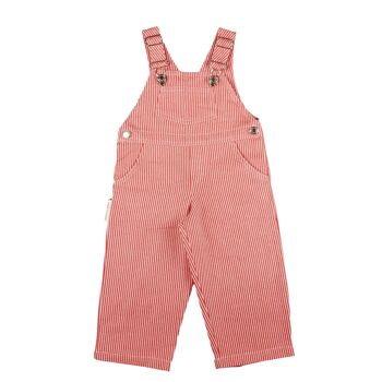 Dungarees Unisex Twill Stripes Red/White 2